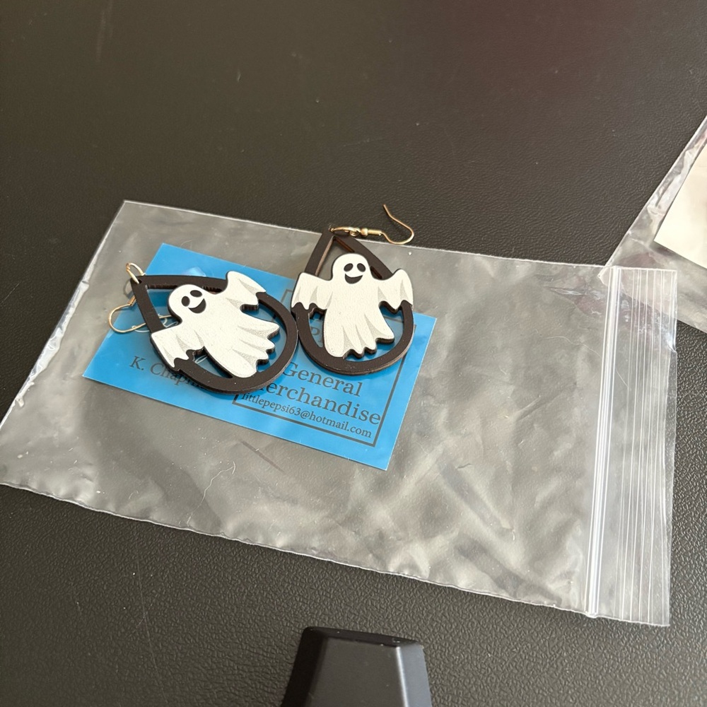Ghost earrings
